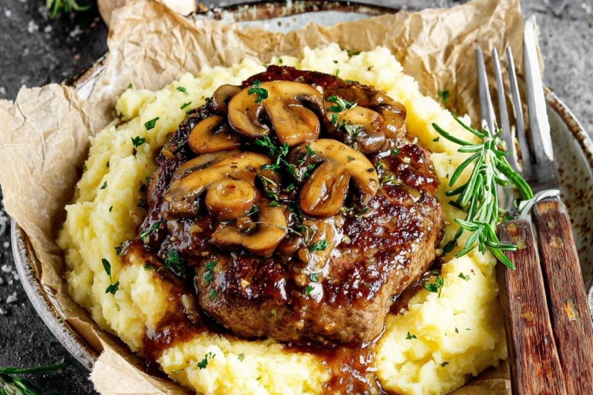 Bobby Flay Salisbury Steak – A Comfort Food Classic with Rich, Savory Flavor
