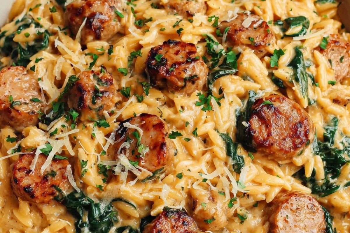 Creamy Chicken Sausage Orzo: A Comforting One-Pot Dinner You’ll Love