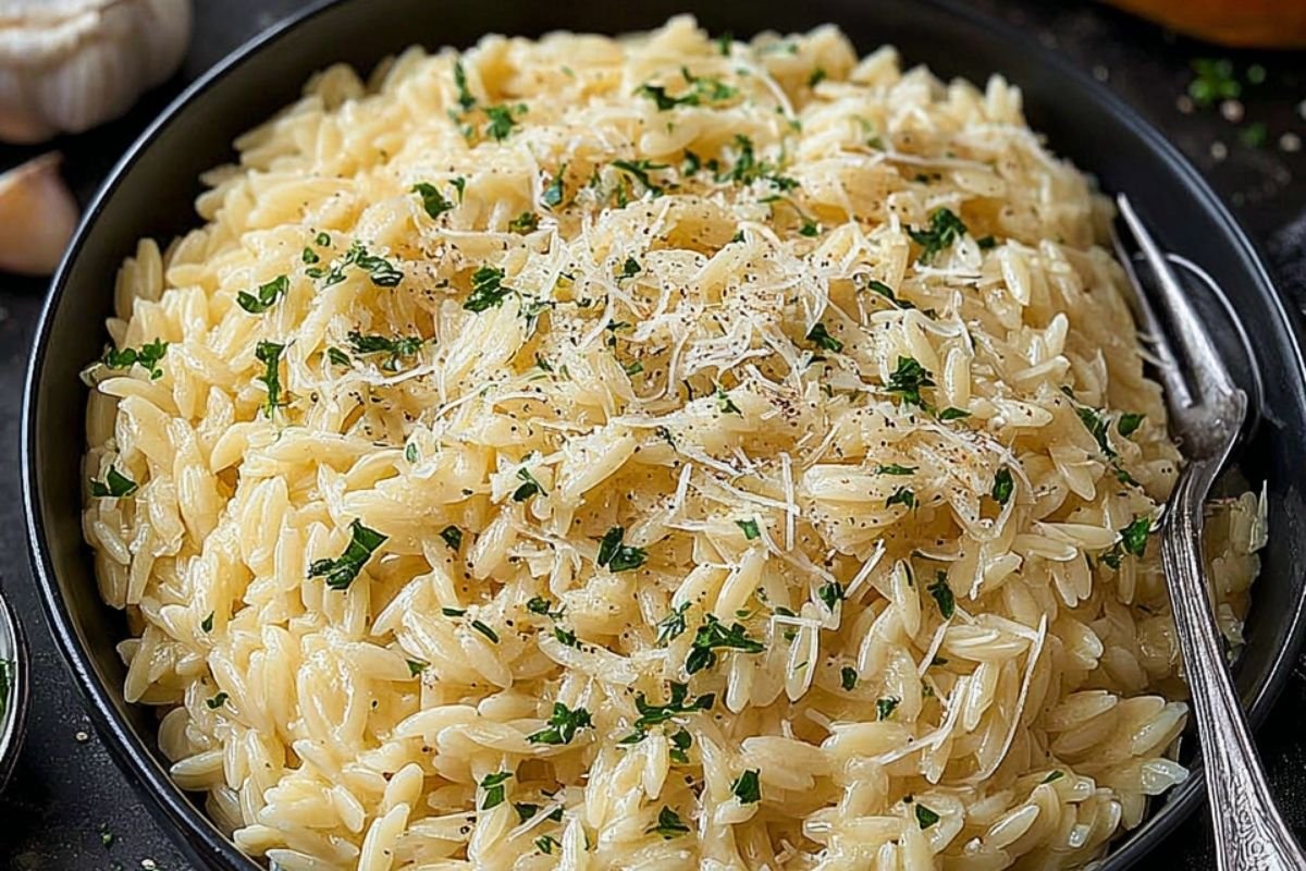Garlic Parmesan Orzo – A Creamy, Flavor-Packed Side Dish You’ll Make Again and Again
