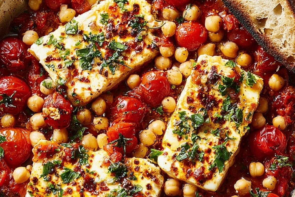 Baked Feta Chickpeas: A Flavorful Twist on a Classic Mediterranean Snack