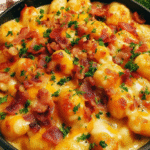 Bacon Cheddar Gnocchi Soup recipe