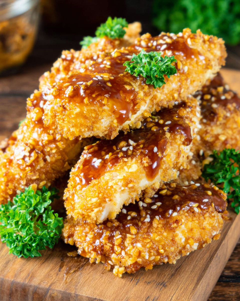 Baked Crunchy Hot Honey Chicken Restaurant-Style: Quick & Easy