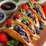Berrylicious Cheesecake Tacos recipe