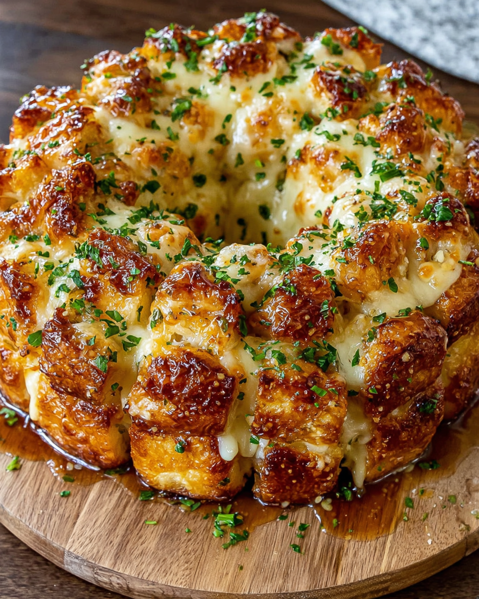Chicken Alfredo Monkey Bread recipe