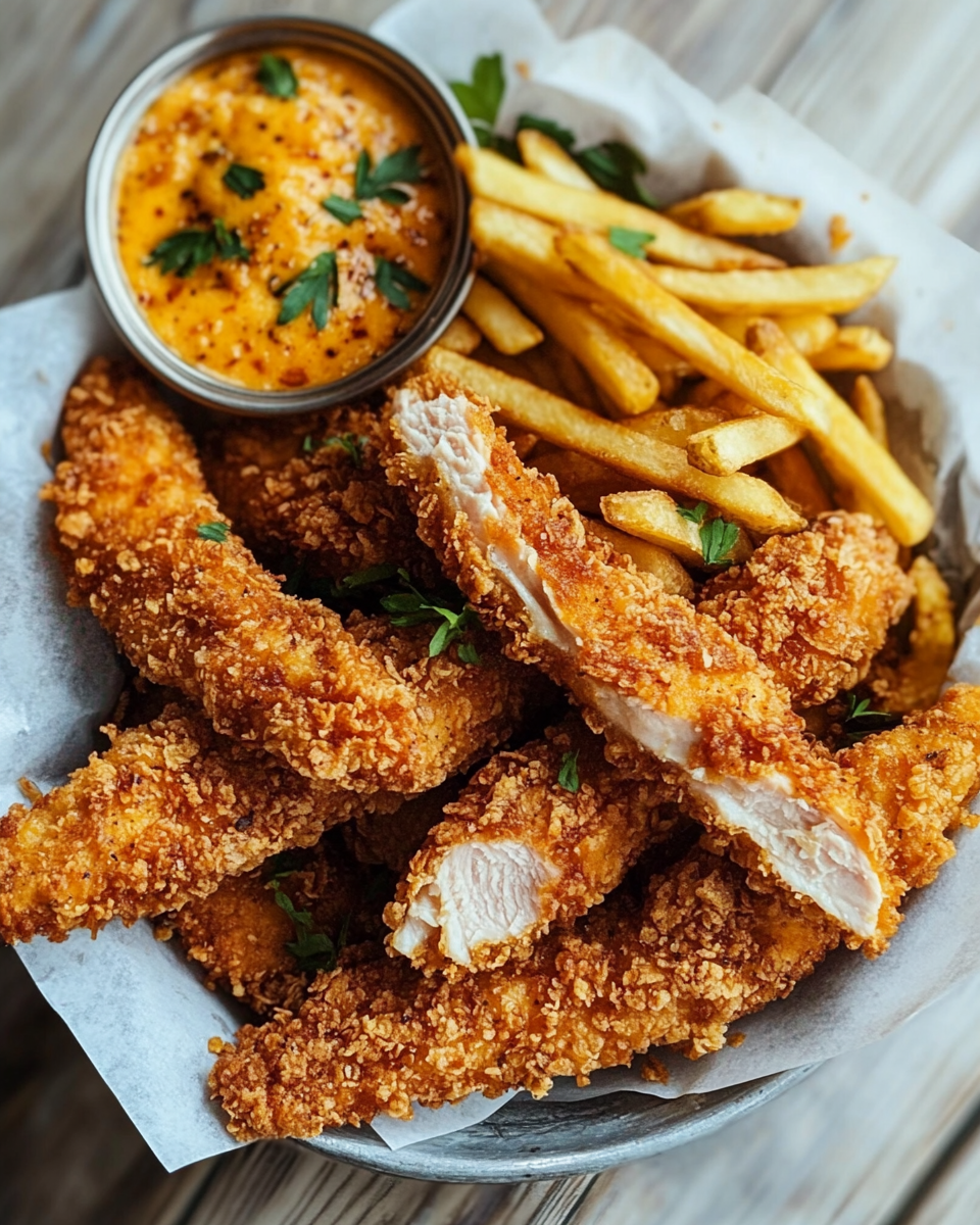 Crispy Fried Chicken Tenders for Home Cooks