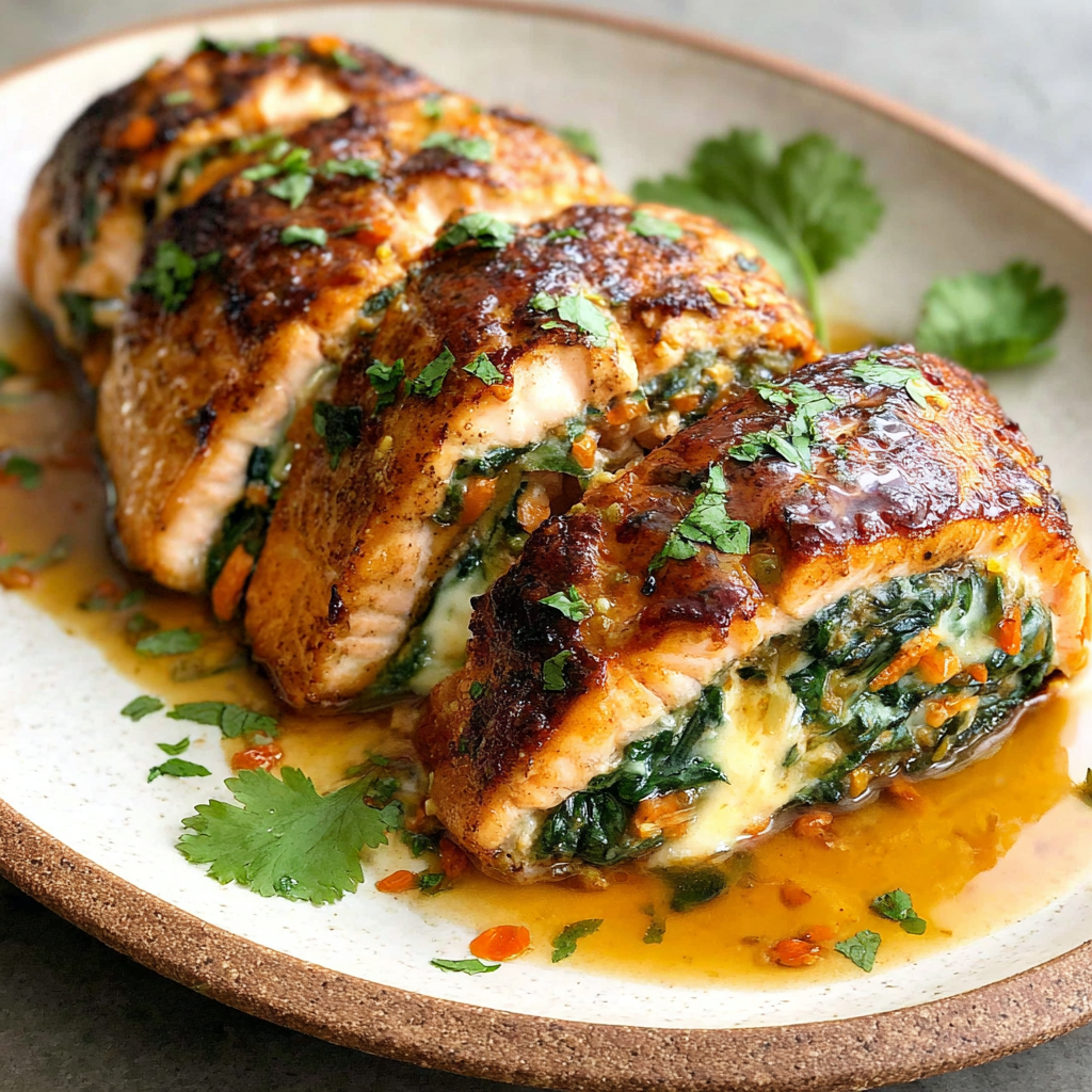 Delicious Spinach Stuffed Salmon for Quick Dinners