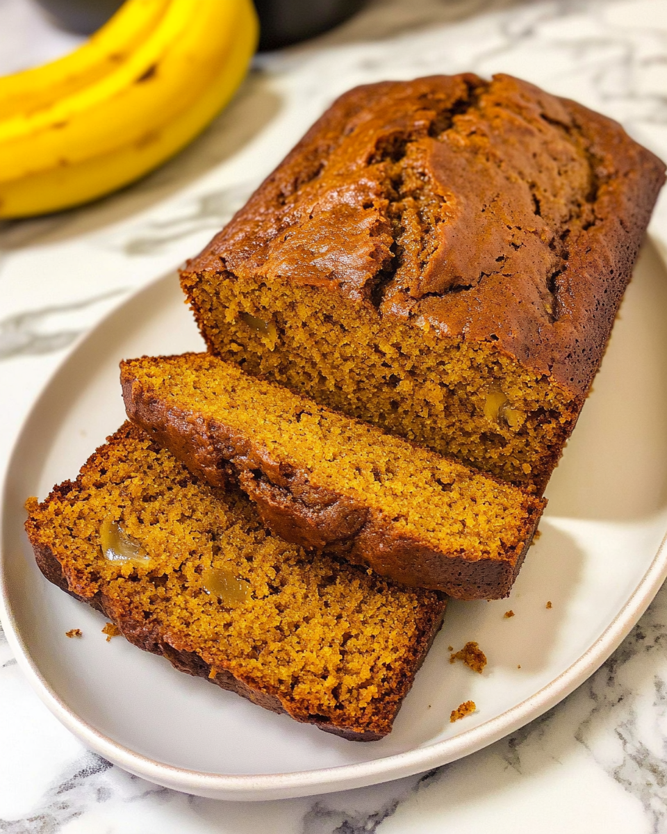 Deliciously Moist Pumpkin Banana Bread Recipe