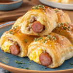Sausage Egg Breakfast Roll-Ups recipe