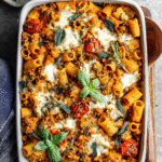 Pasta Bake with Pumpkin Tomato Sauce recipe