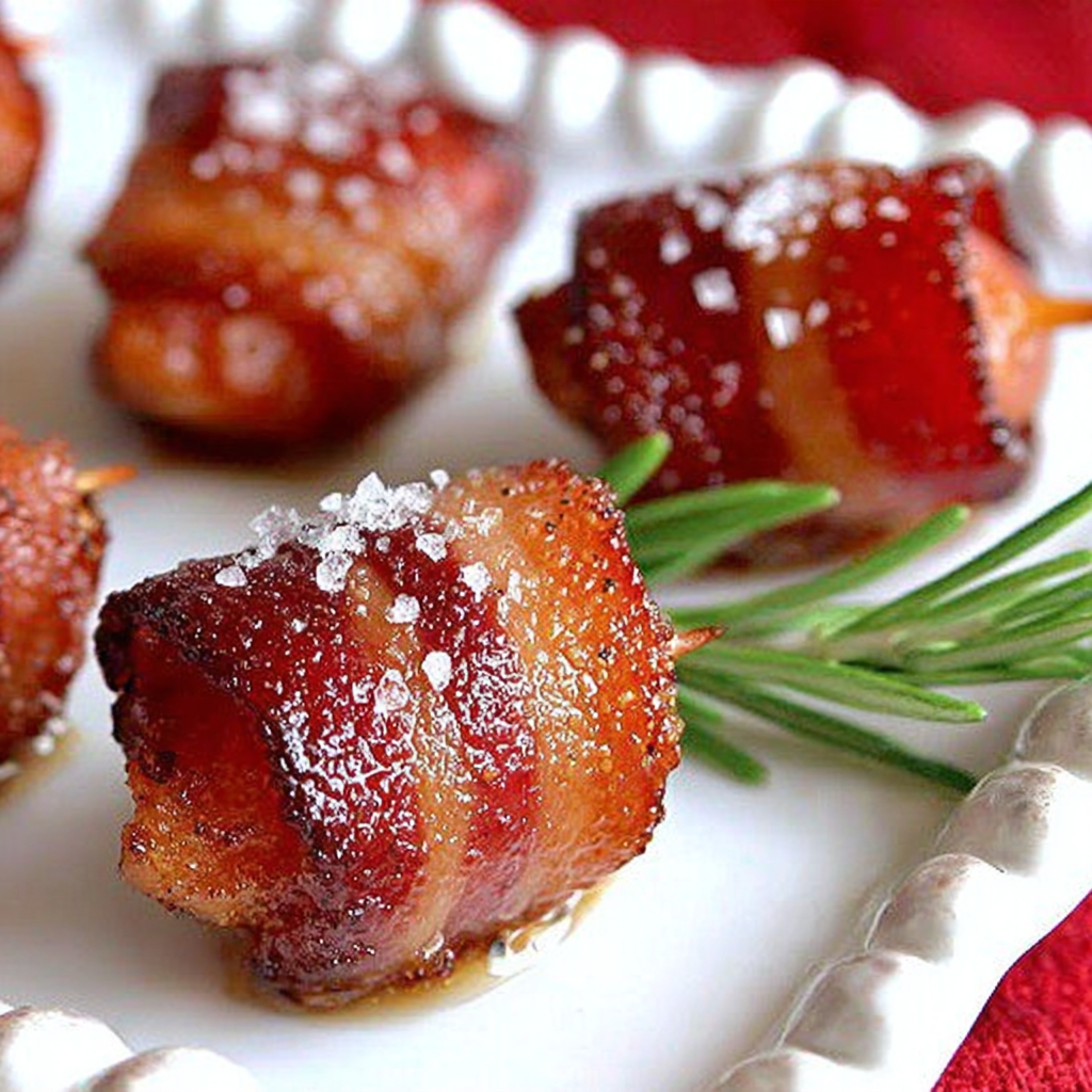 Bacon Wrapped Brown Sugar Smokies Delight