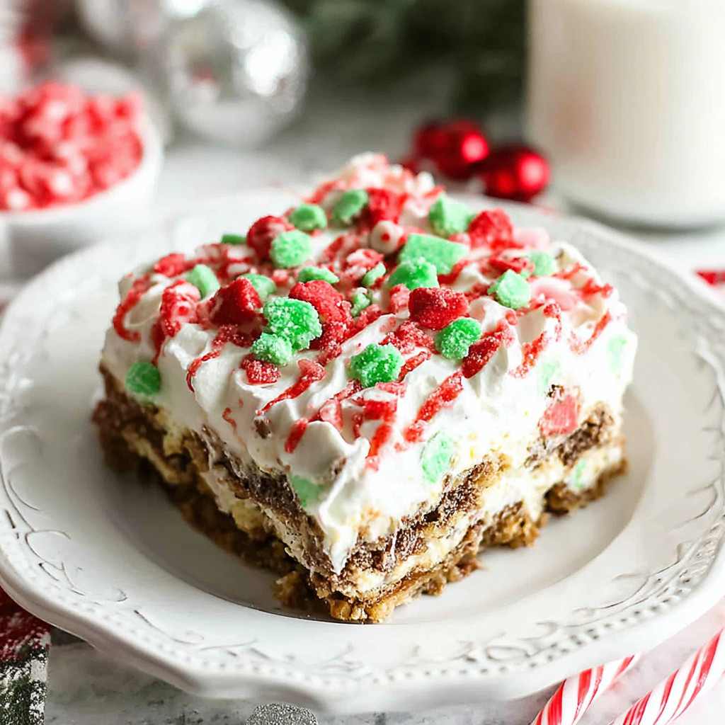 Celebrate the Season with Christmas Dessert Lasagna