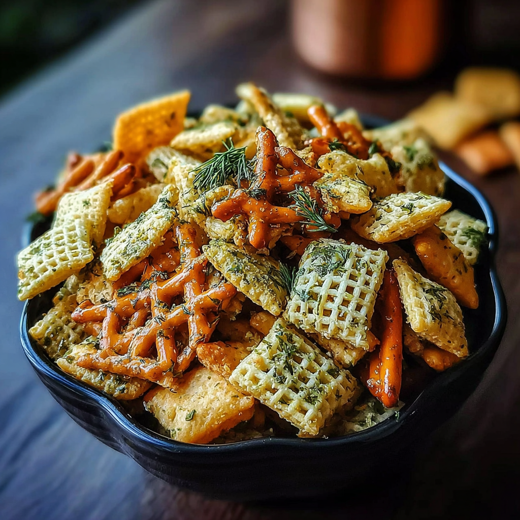 Dill Pickle Chex Mix: Discover a Tangy Snack Recipe
