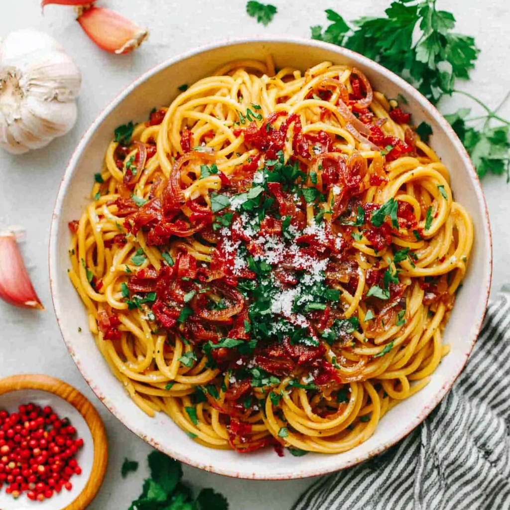 Discover Caramelized Shallot Pasta’s Rich Depth of Flavor