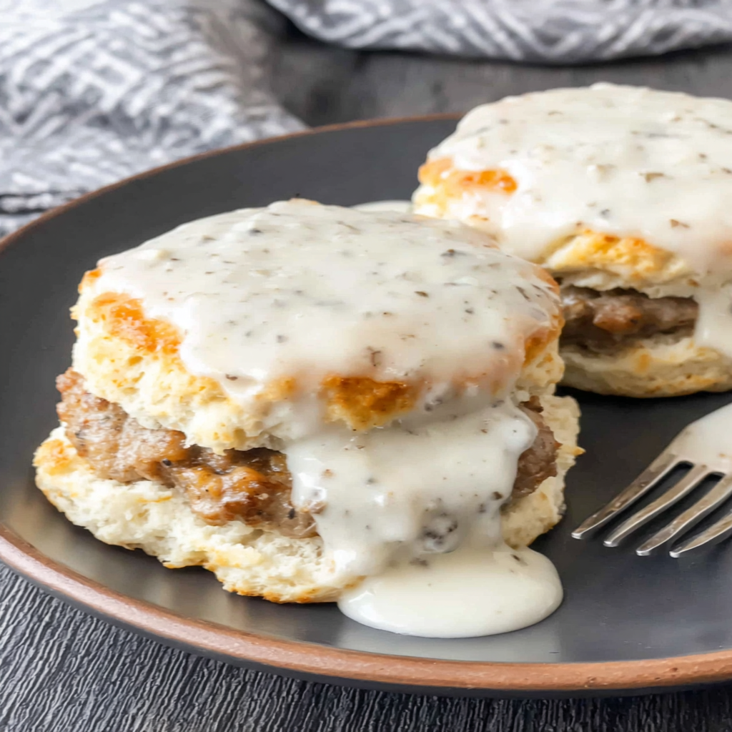 Hearty Biscuits and Gravy for a Comforting Breakfast