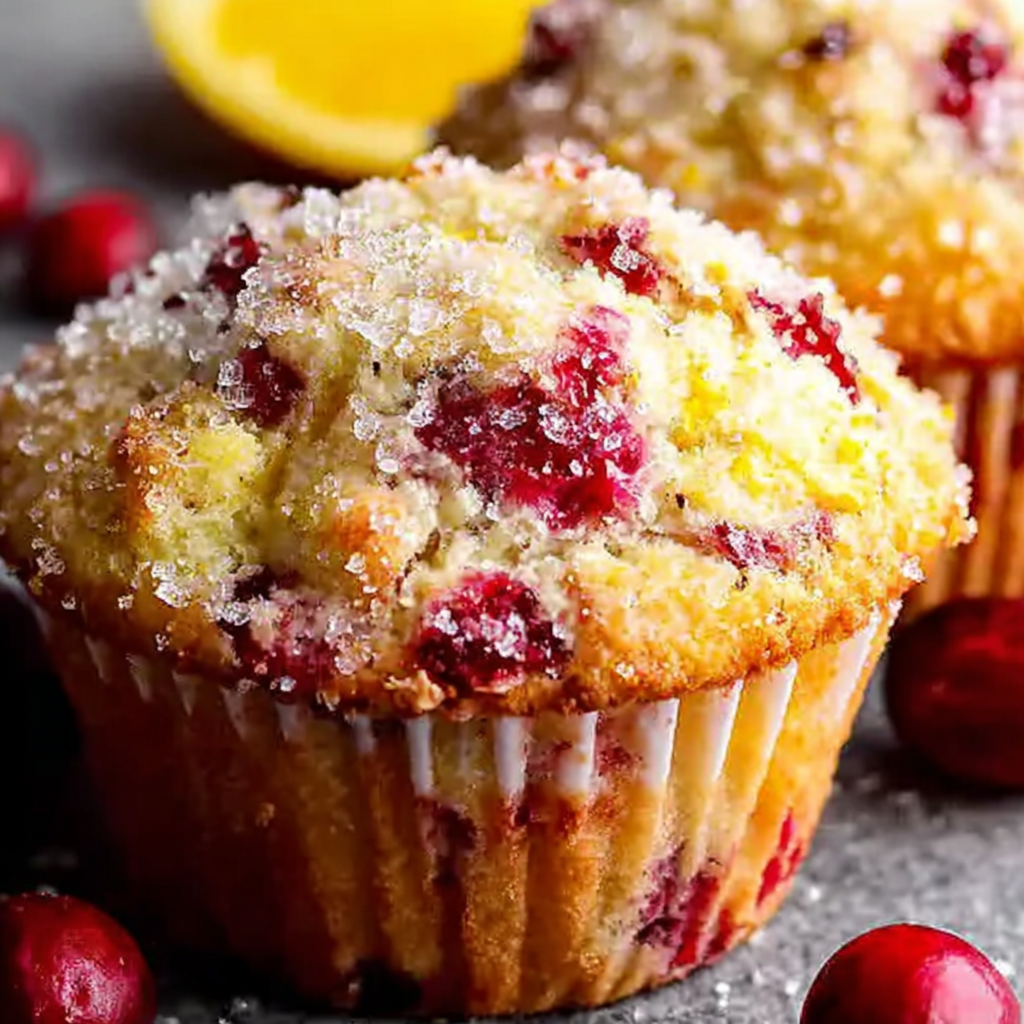 Citrus Infused Orange Cranberry Muffins to Brighten Your Morning