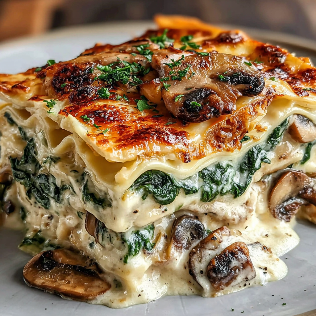 Creamy Spinach Mushroom Lasagna For Every Occasion