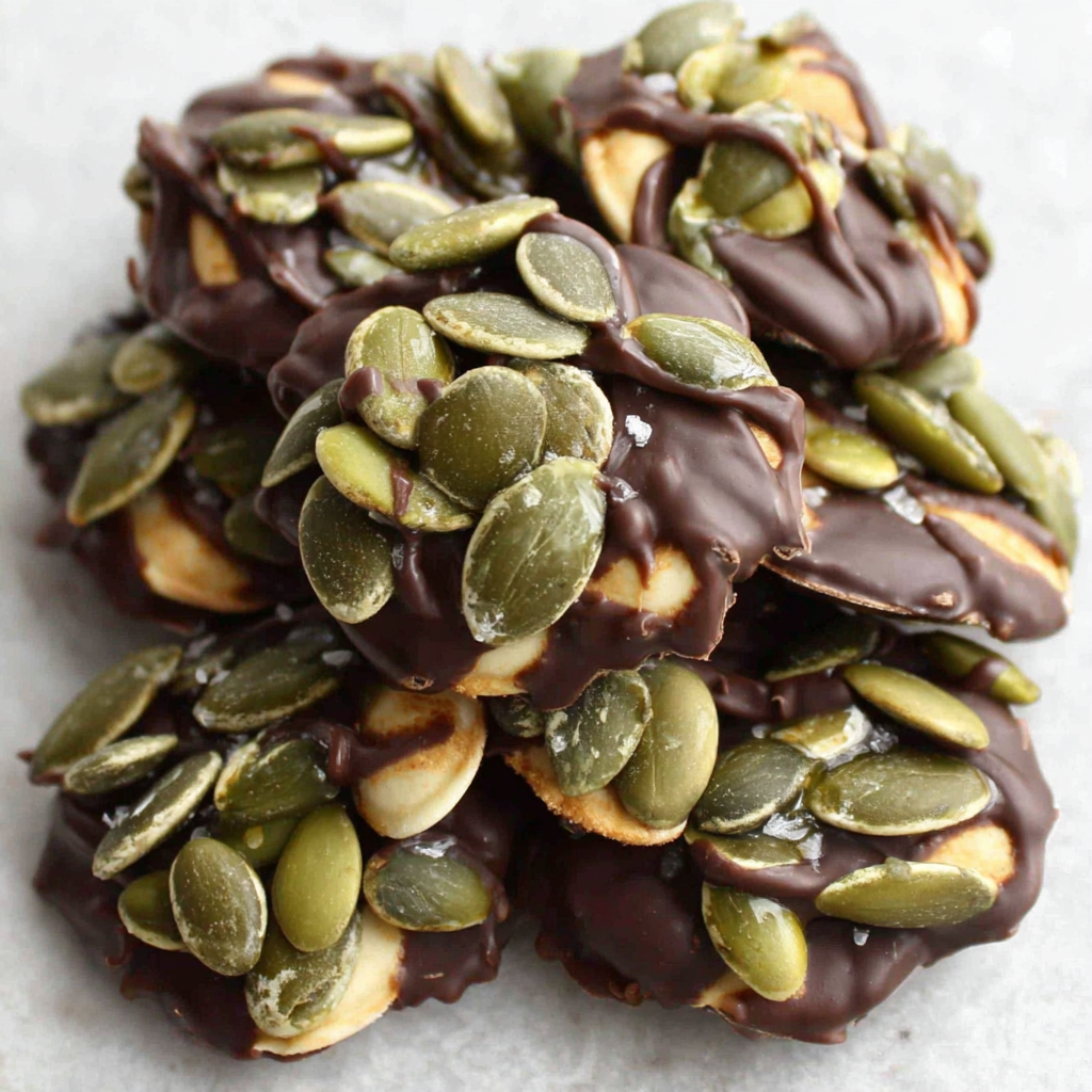 Crunchy Chocolate Covered Pumpkin Seeds Recipe
