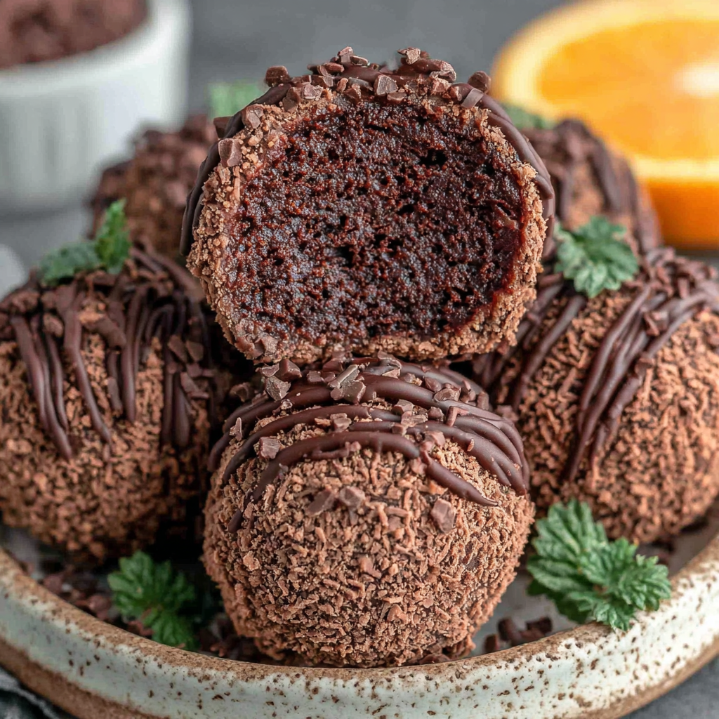 Decadent Orange Chocolate Christmas Truffles Recipe
