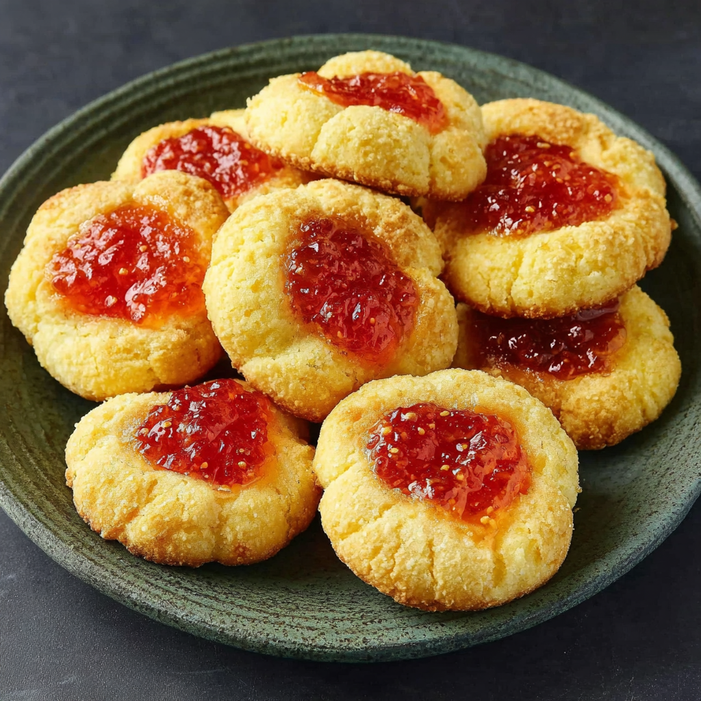 Delicious Cheesy Thumbprint Appetizers With Pepper Jelly