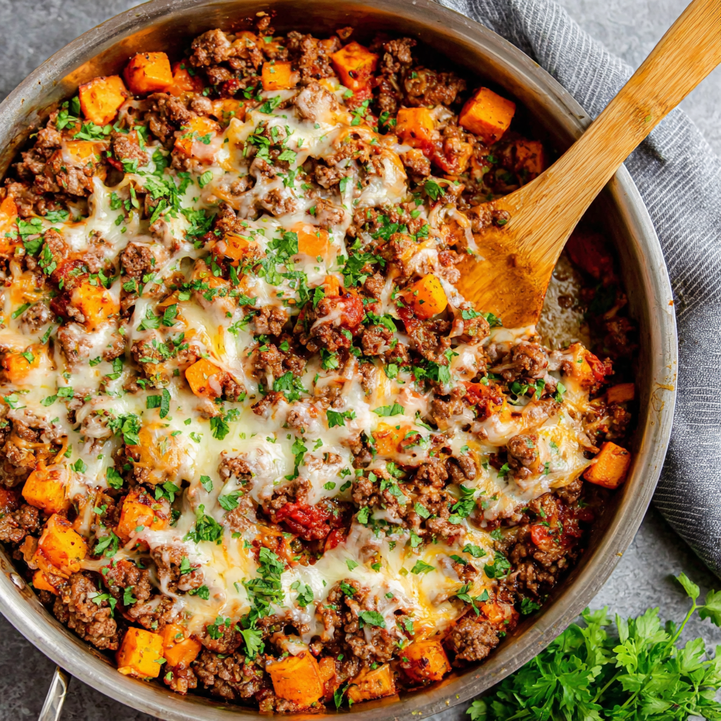 Delicious Savory Ground Beef Skillet Recipe