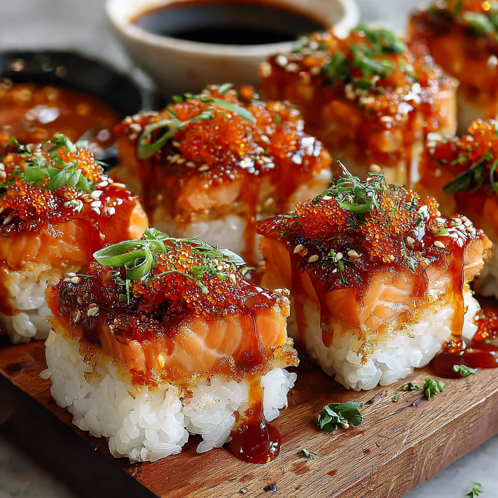 Delicious Spicy Salmon Sushi Bake for Home Cooks