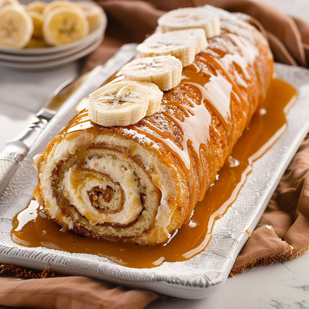 Delightful Banana Roll Cake for All Occasions