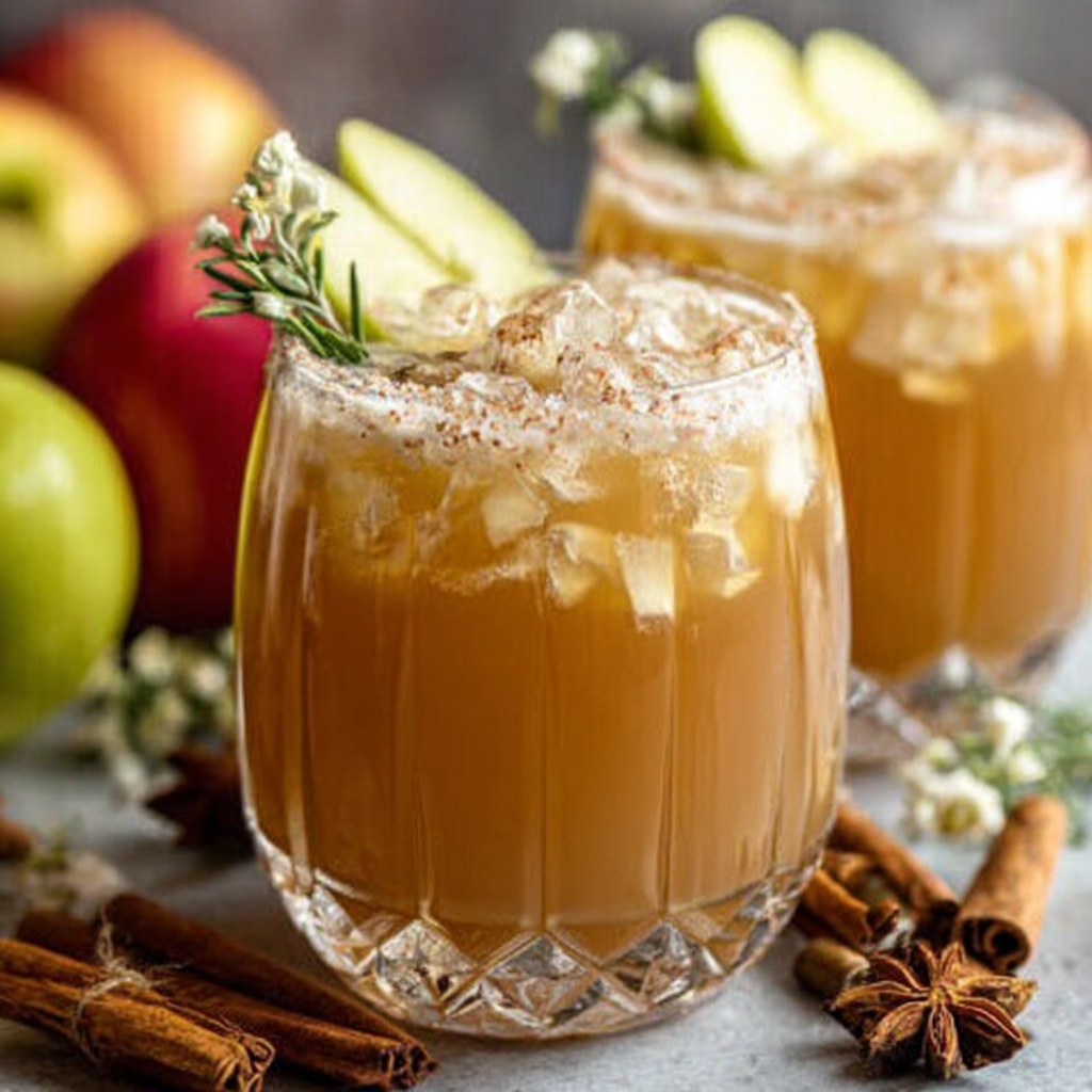 Delightful Caramel Apple Pie Punch Mocktail Recipe