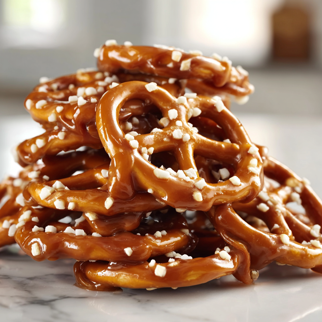 Delightful Church Lady Butter Toffee Pretzels