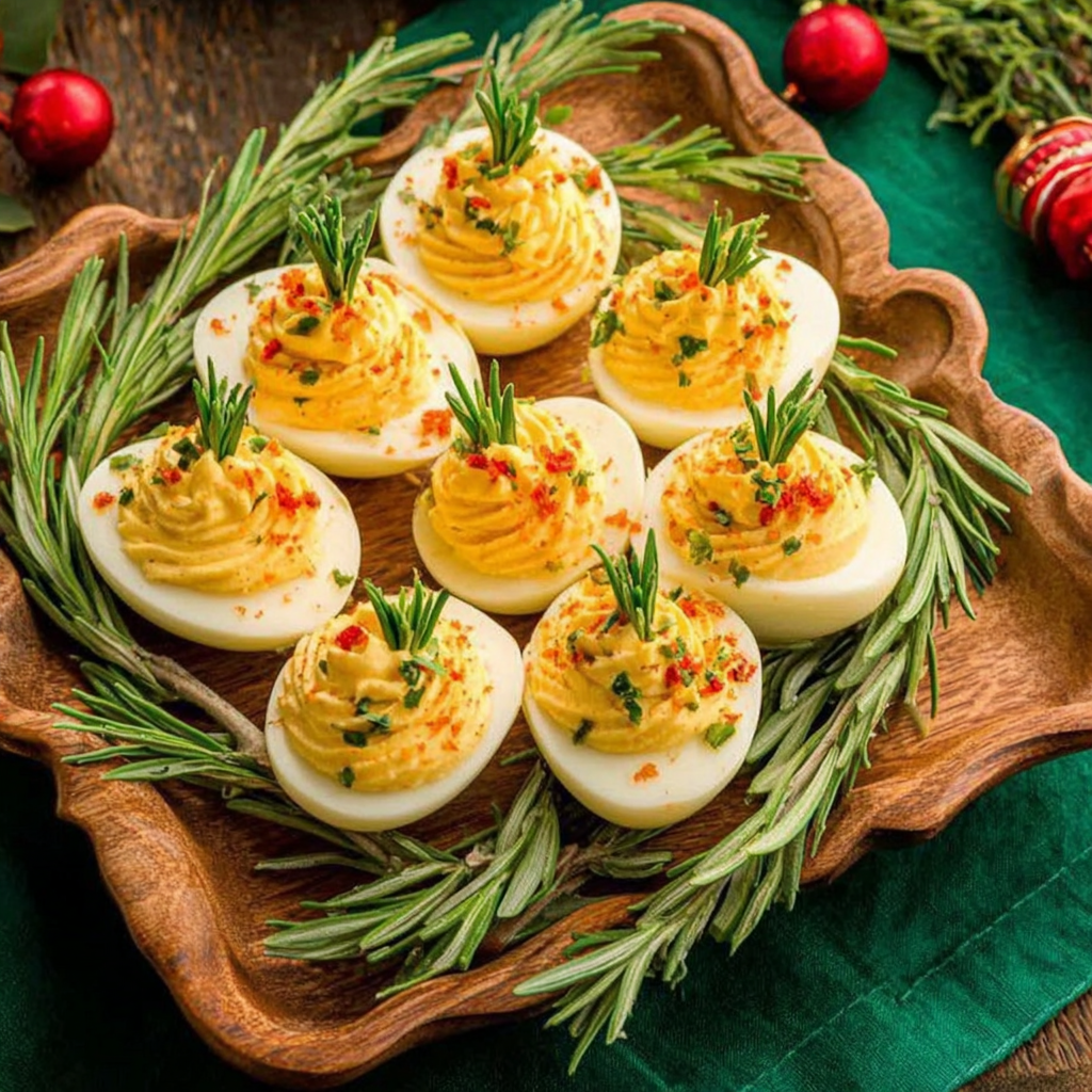 Delightful Deviled Eggs for a Festive Christmas