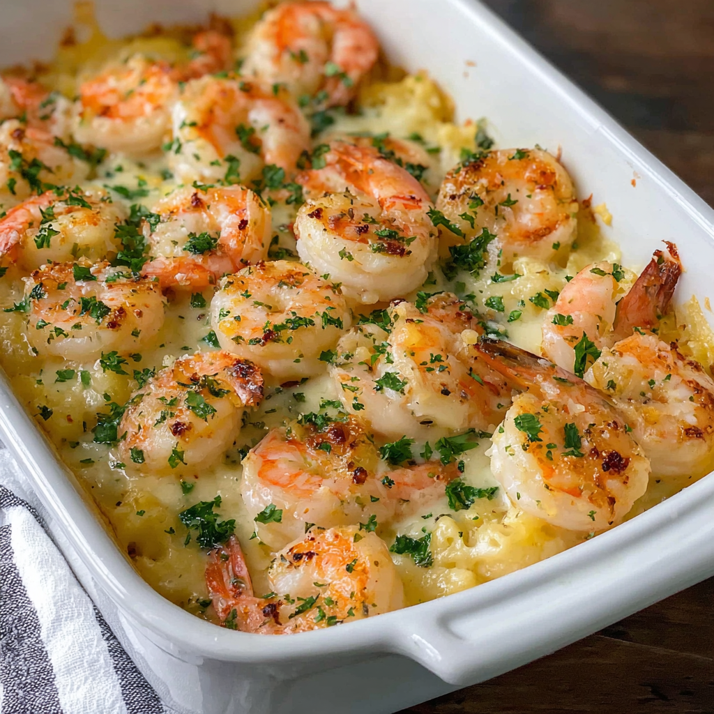 Flavorful Shrimp Scampi Pasta Bake for Home Cooks