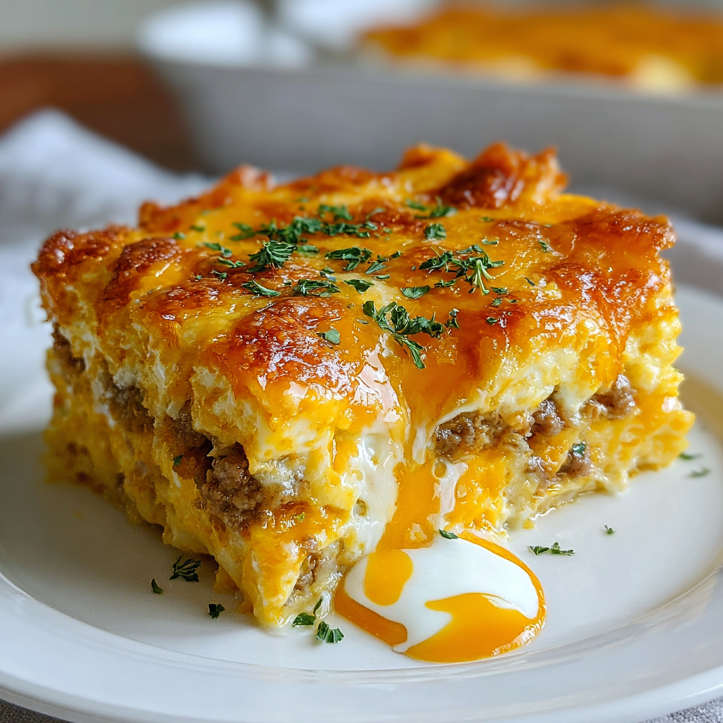 Satisfying Breakfast Casserole to Prepare Overnight