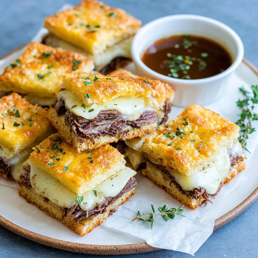 Savory French Dip Squares for Home Cooking Bliss