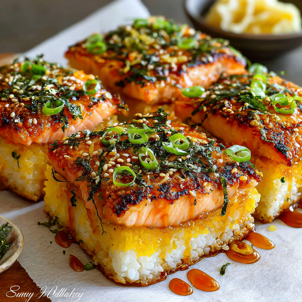 Savory Salmon Sushi Bake for Cozy Gatherings