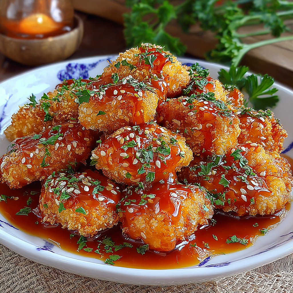 Baked Crunchy Hot Honey Chicken with a Twist