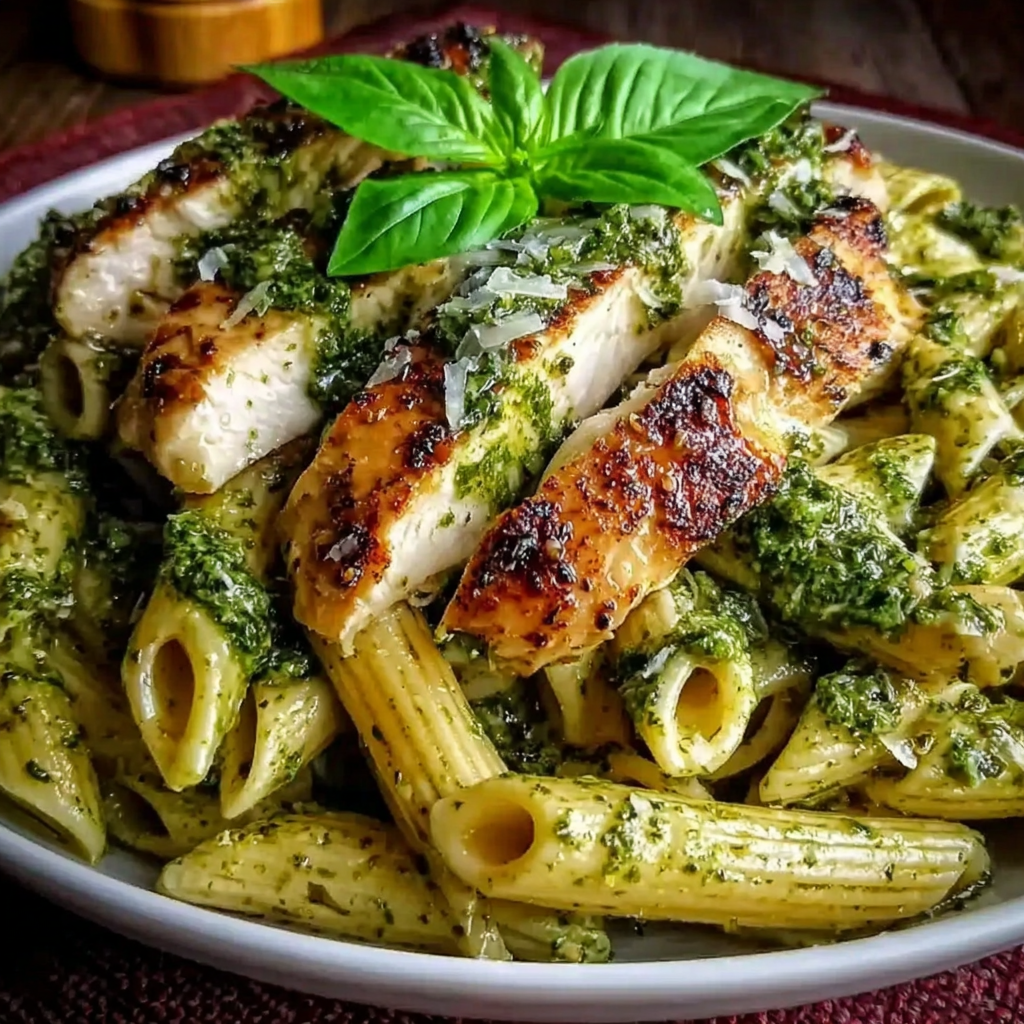 Basil Pesto Chicken Pasta for a Flavorful Feast