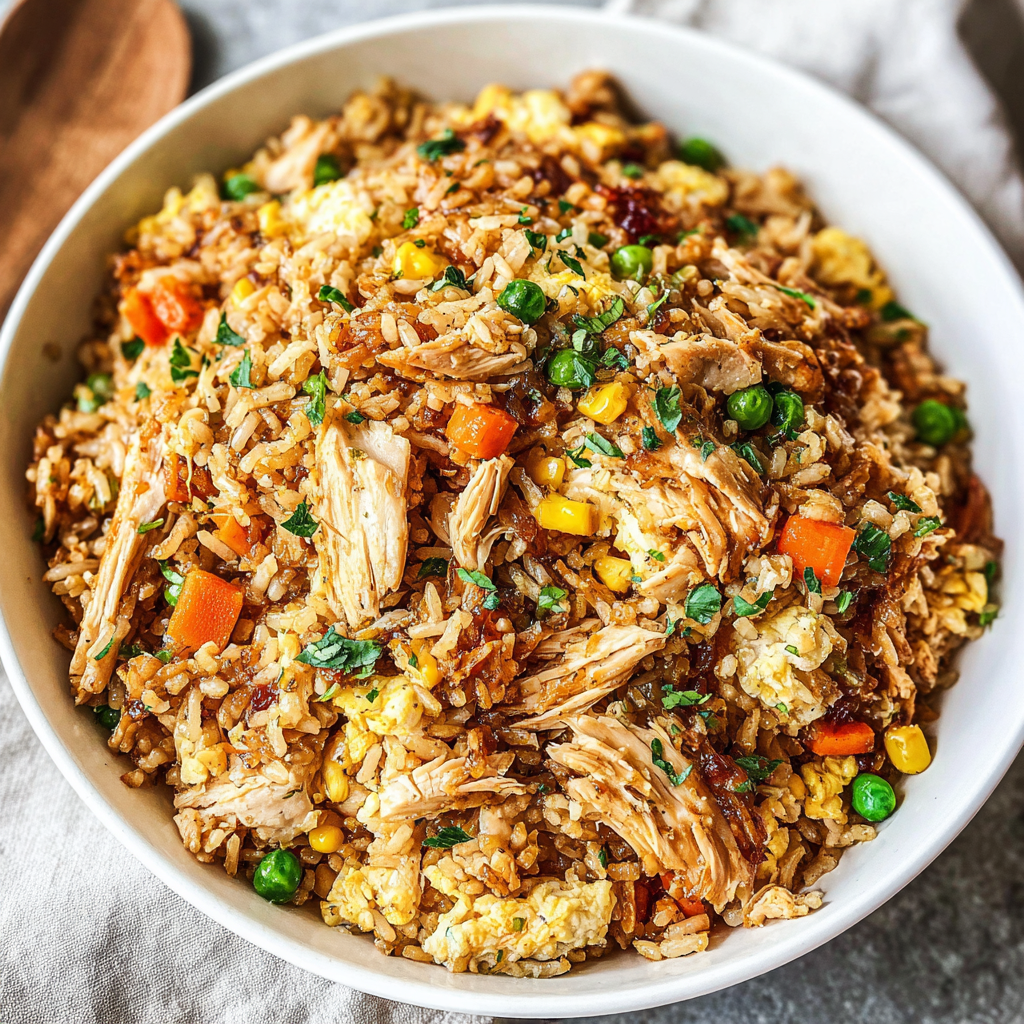 Crockpot Chicken Fried Rice Made Easy