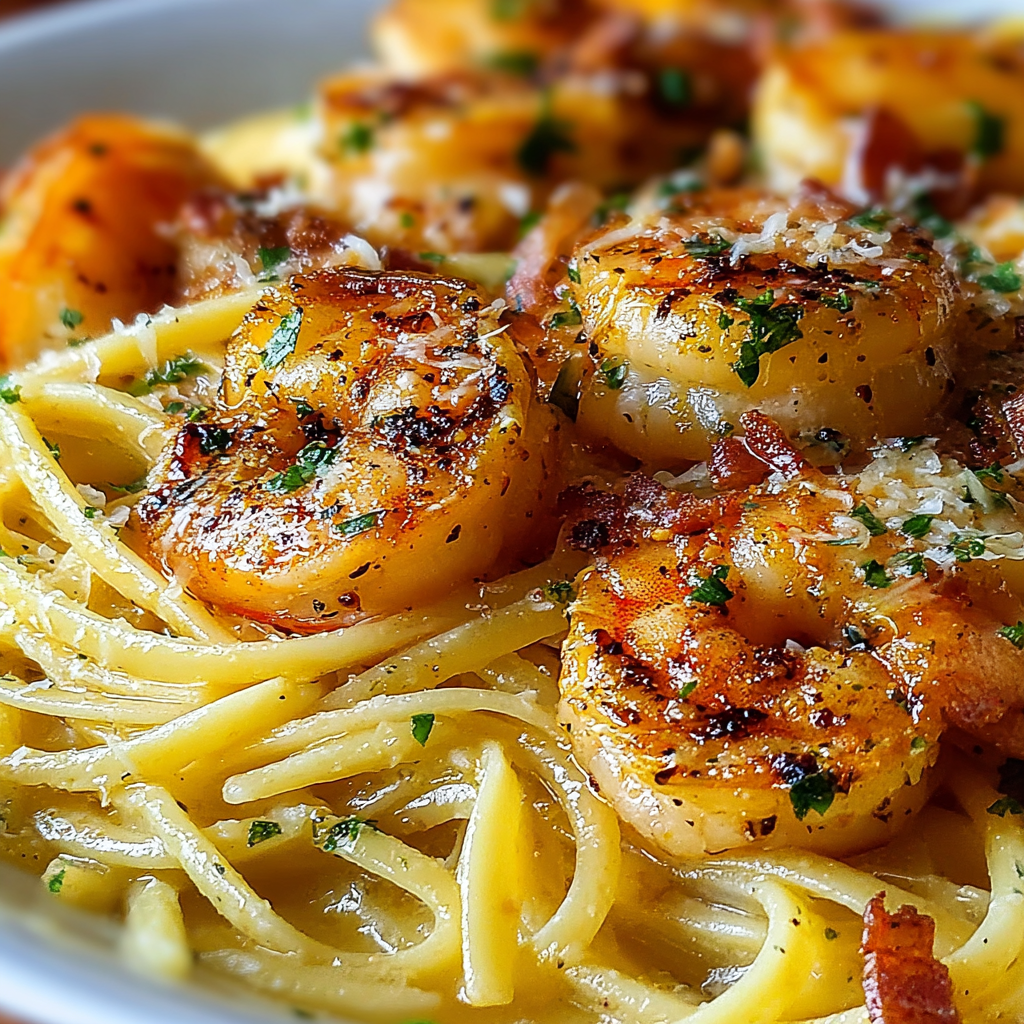 Flavorful Shrimp Carbonara for Home Cooks