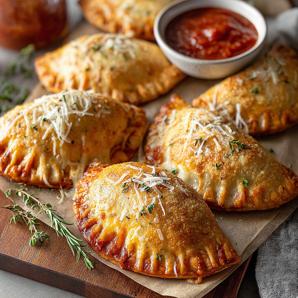 Crispy Fryer Pizza Pockets for Quick Snacks