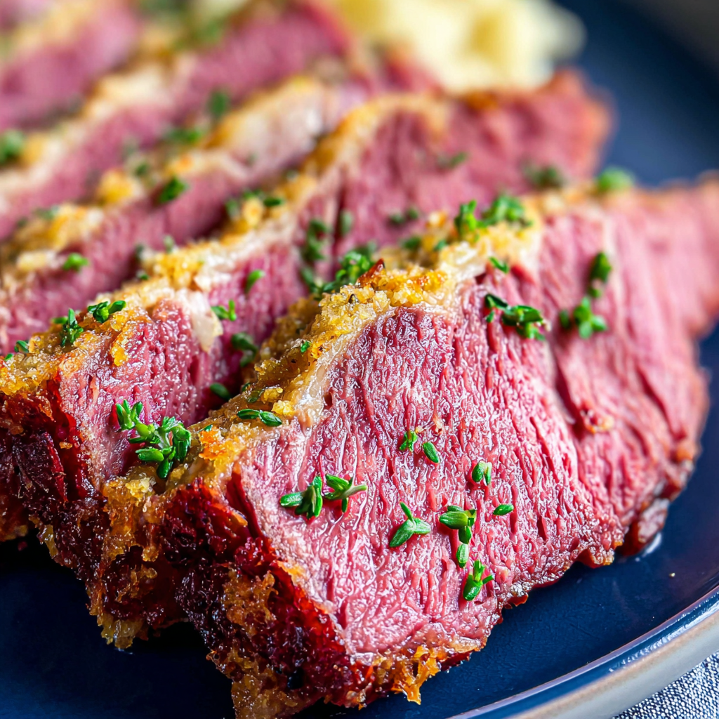 Delicious Oven-Roasted Corned Beef with Crispy Edges