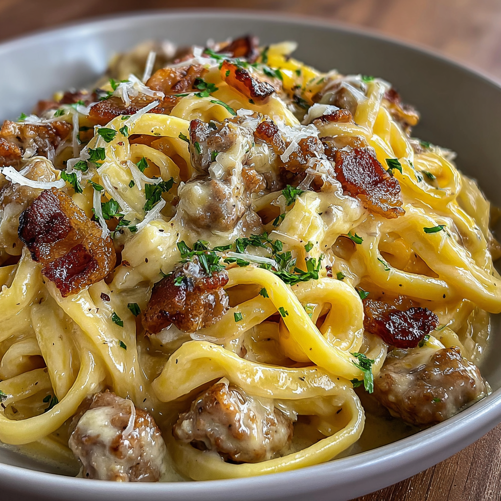 Flavorful Creamy Tortellini Pan with Spicy Mince