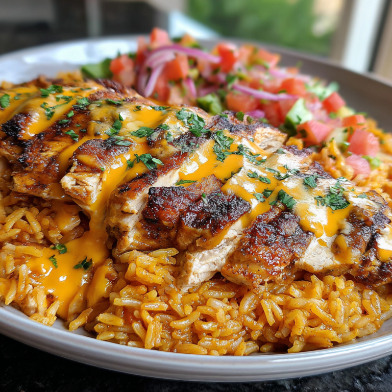 Flavorful Pollo Loco Mexican Chicken and Rice with Queso