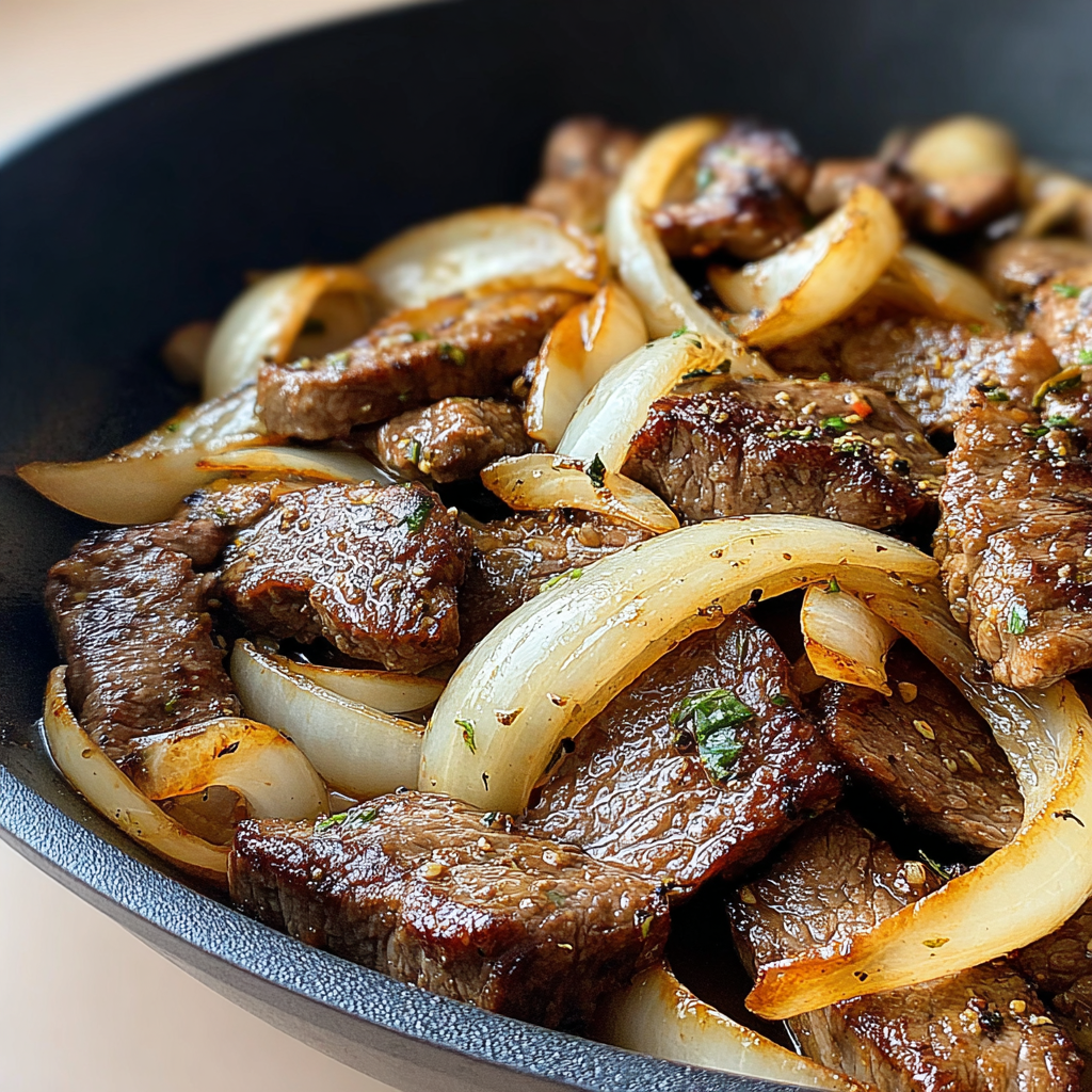 Quick and Flavorful Beef and Onion Stir Fry