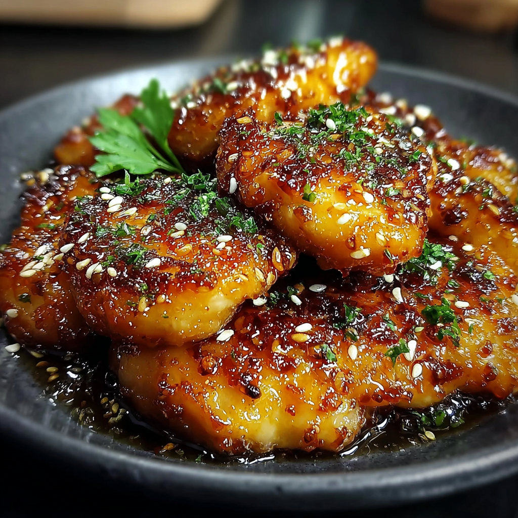 Savory Air Fryer Honey Butter Garlic Chicken