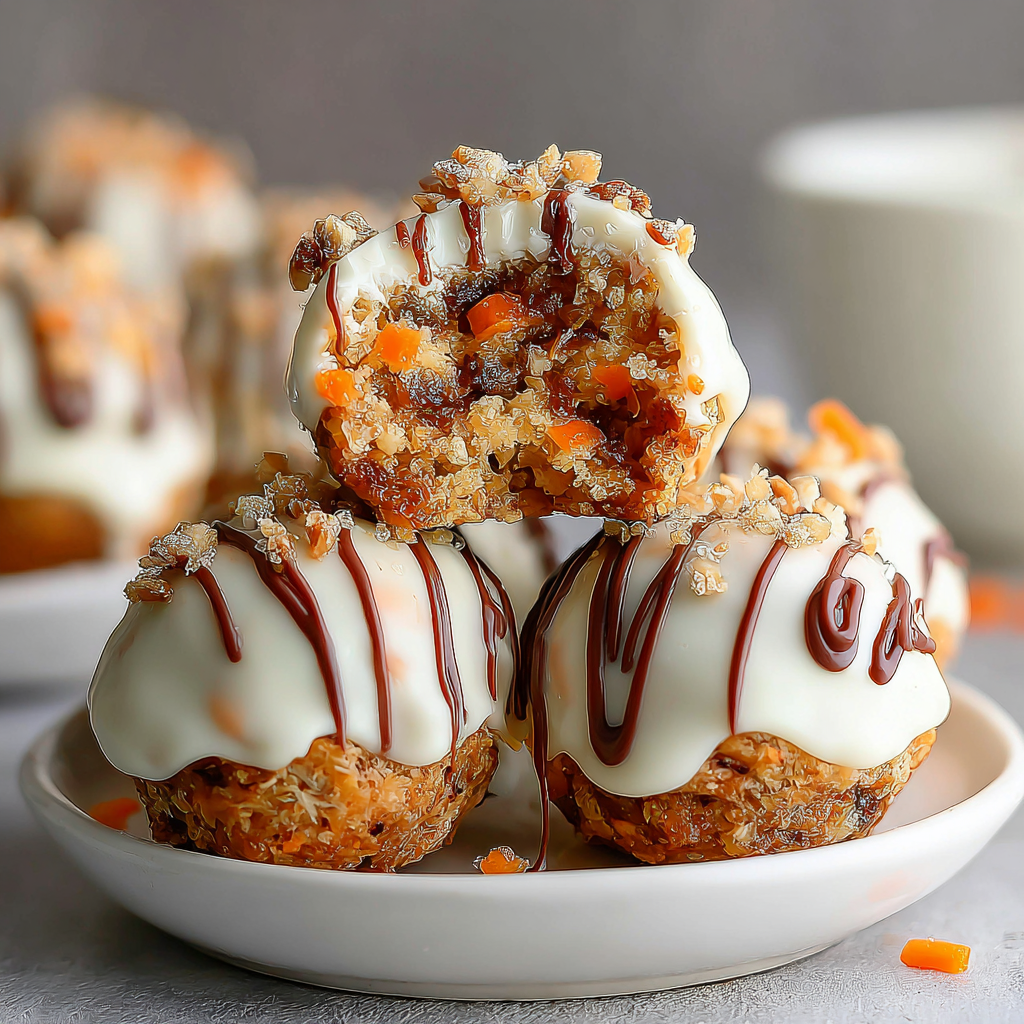 Delicious Carrot Cake Cheesecake Bites to Savor