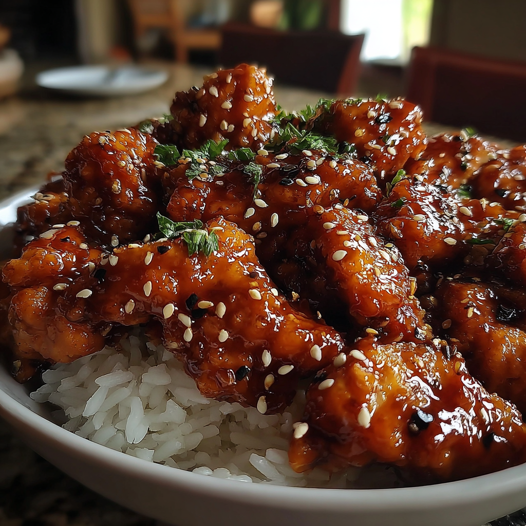 Delicious Sweet and Spicy Honey Pepper Chicken