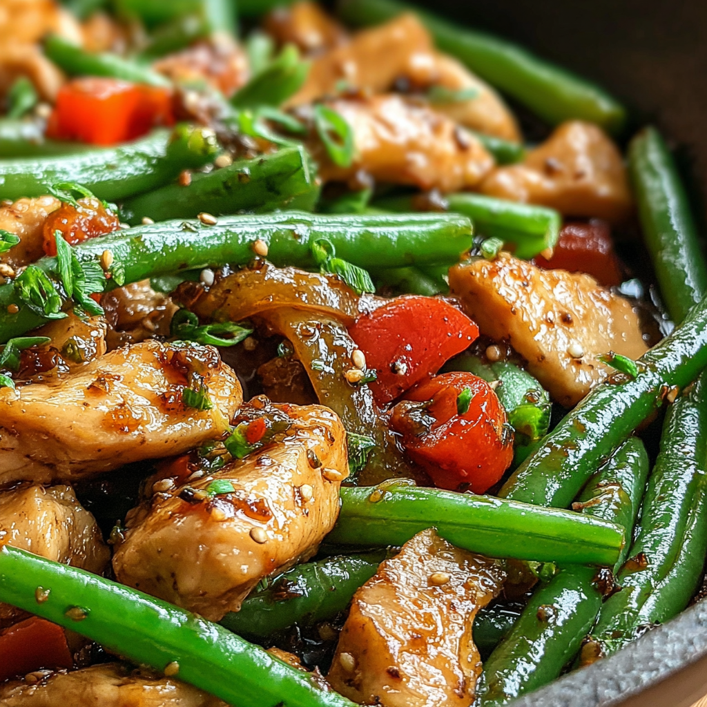 Quick and Flavorful Chicken and Green Bean Stir-fry