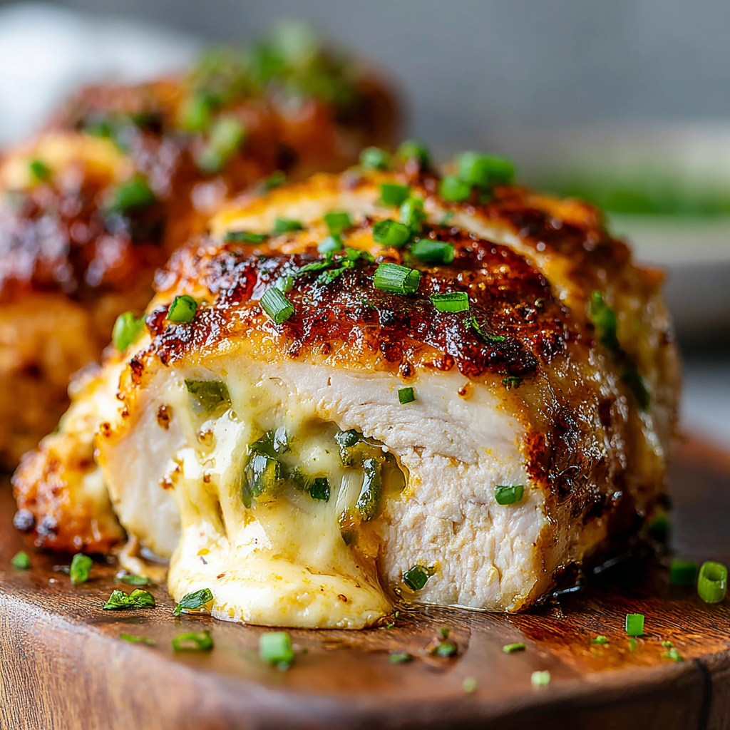 Savor the Heat: Jalapeño Popper Stuffed Chicken