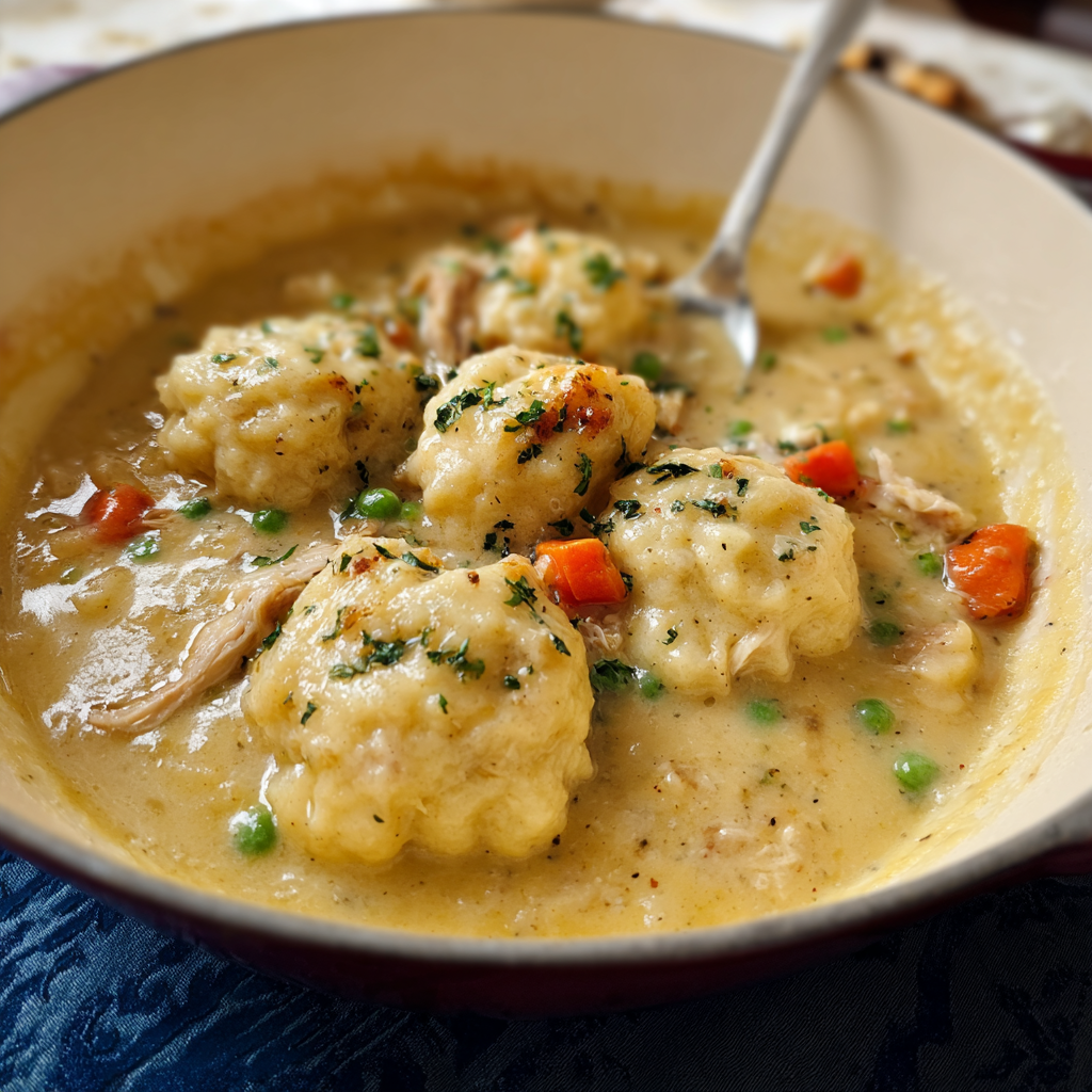 fresh ingredients for Chicken And Dumplings