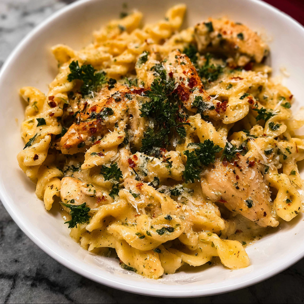 fresh ingredients for Chicken Pasta Recipe