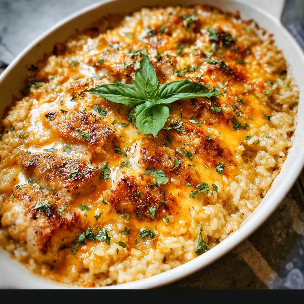 fresh ingredients for Chicken And Rice Casserole Recipe